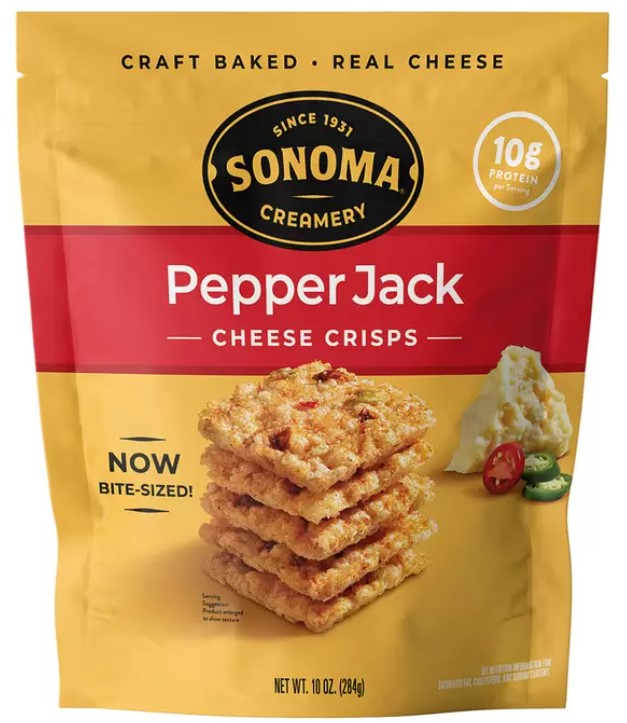 Sonoma Creamery Pepper Jack Crisps, 284g